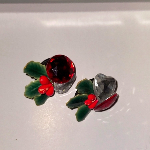 Handcrafted Jewelry - HOLIDAY Stud post earrings; Handcrafted